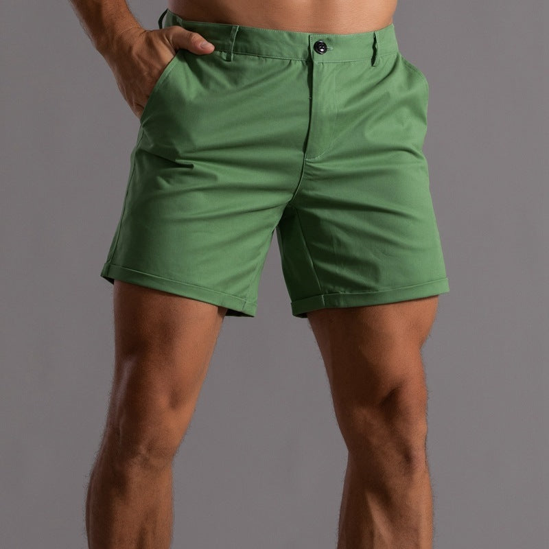 Men's Summer Shorts with Pockets | Button Beach Pants Casual Fashion