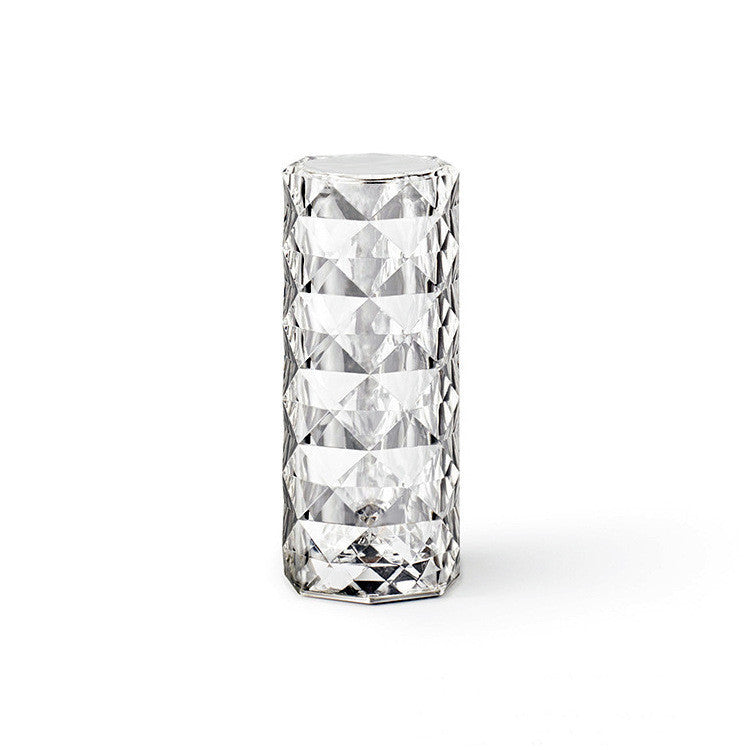 Nordic Crystal USB Table Lamp | Touch Dimming Diamond Night Light