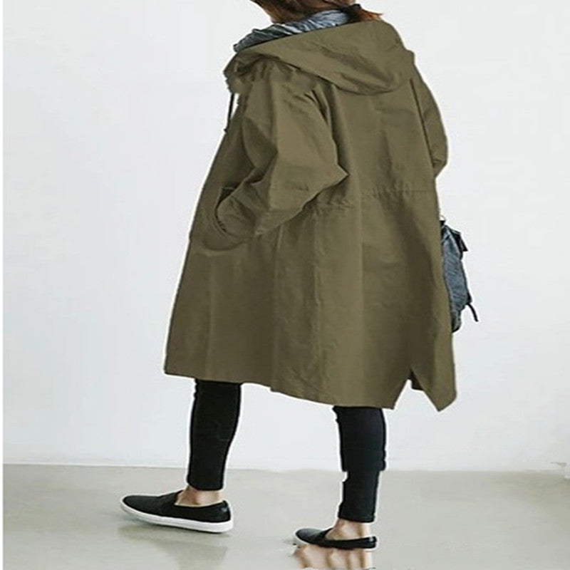 Women's Windbreaker Jacket | Waterproof Hooded Outdoor Hiking Coat