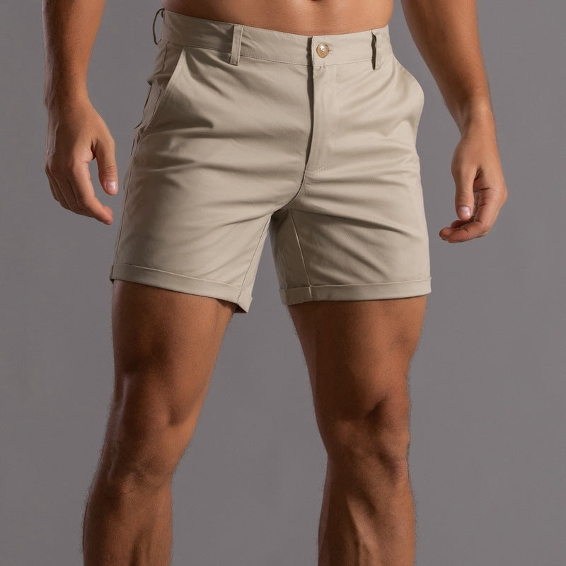 Men's Summer Shorts with Pockets | Button Beach Pants Casual Fashion