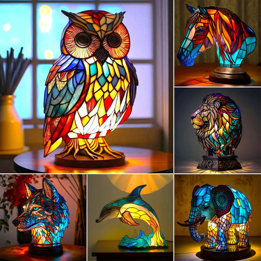 3D Animal Desk Lamp | Vintage Night Light Home Decoration