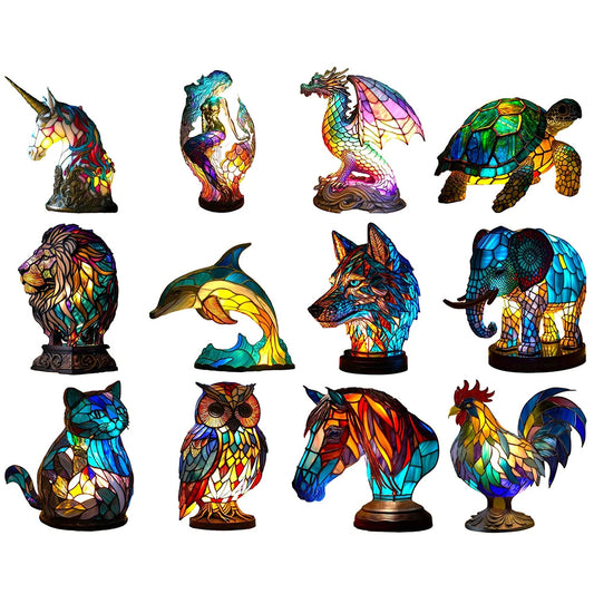 3D Animal Desk Lamp | Vintage Night Light Home Decoration