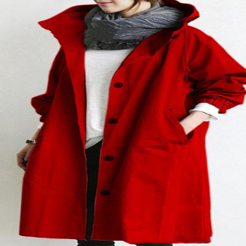 Women's Windbreaker Jacket | Waterproof Hooded Outdoor Hiking Coat