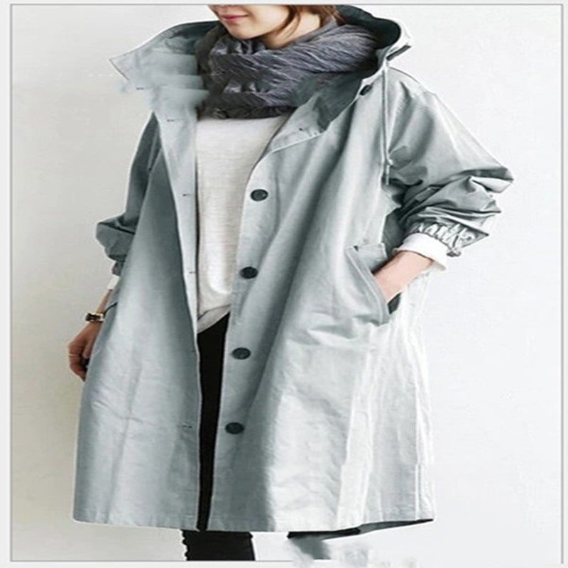 Women's Windbreaker Jacket | Waterproof Hooded Outdoor Hiking Coat
